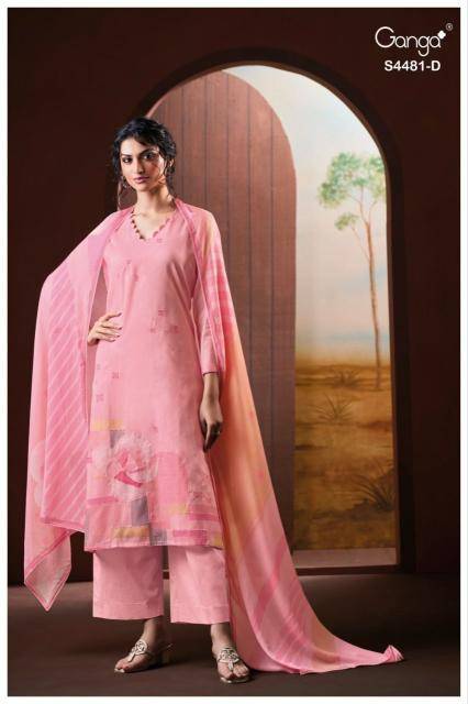 Ganga cruzie 4481 Wholesale dress materials in Pune